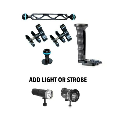 Tray &amp; arm package Nauticam Easitray Single (Left handle)