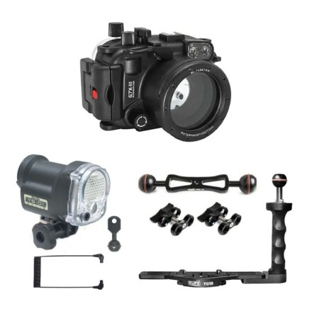 Underwater housing package Seafrogs for Canon G7X III