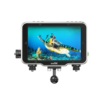 Underwater Monitor Weefine incl monitor 7 inch &amp; underwater housing