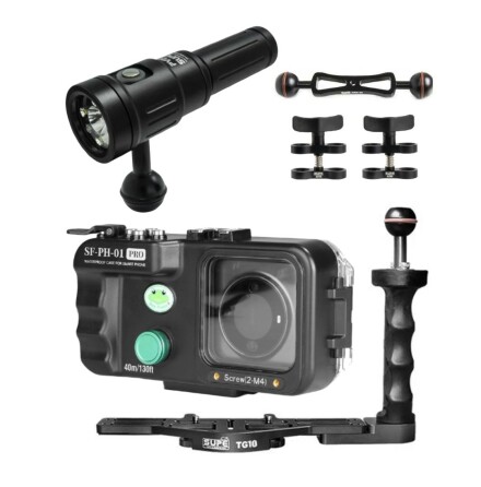 Underwater housing package Seafrogs for smartphones (New models) 