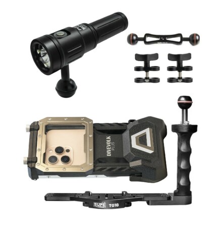 Underwater housing package Divevolk for smartphones (New models)