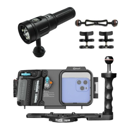 Underwater housing package Weefine for smartphones (Universal)