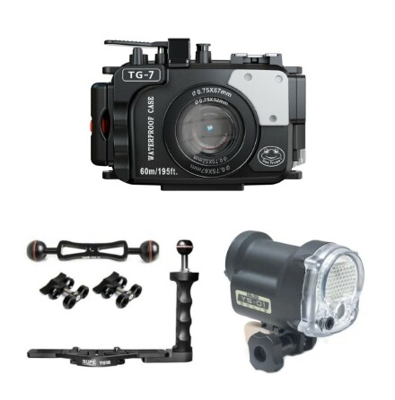 Underwater housing package Seafrogs for OM System TG-7