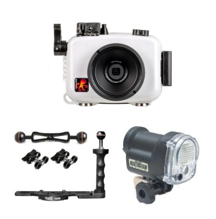 Underwater housing package Ikelite for OM system TG-7 &amp; TG-6