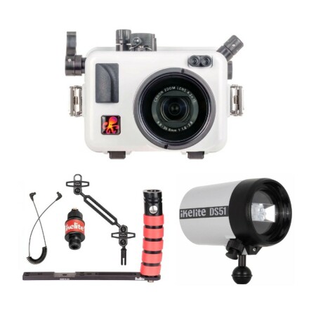 Underwater housing package Ikelite for Conon G7X III &amp; DS51 II strobe