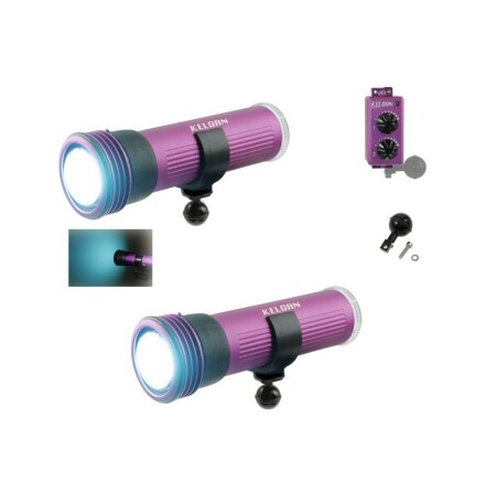 Light package Keldan 2x 8XR 18000 lumen Ambient + RC remote