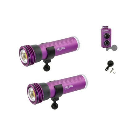 Light package Keldan 2x 8XR 20000 lumen + RC remote