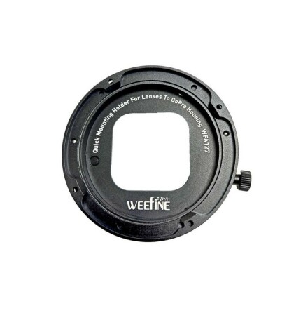 Lens holder Weefine Quick mount for wide lens WFL14 &amp; action housing