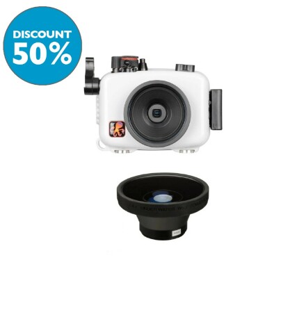 Underwater housing package Ikelite for Olympus TG-7 incl wide angle lens