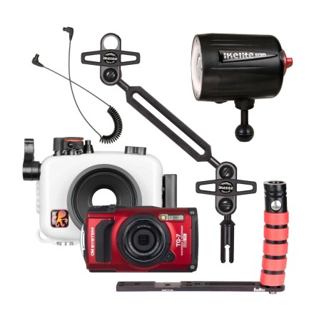 Underwater housing OM TG-7 Package Ikelite Deluxe (Fits TG-6 &amp; TG-5)