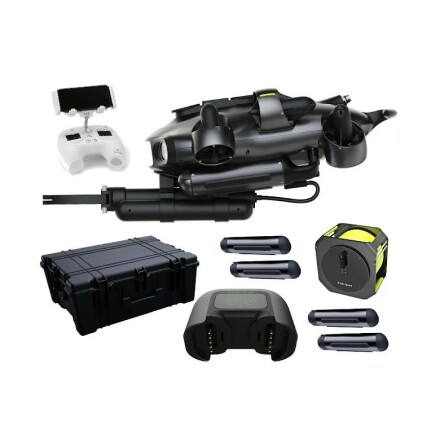 Underwater drone FiFish E-GO Qysea with arm &amp; extra batteries (200 m)