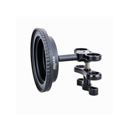 Lens holder Weefine for 52 mm & 67 mm threaded wet lenses & Pro clamp Lens holder Weefine for phone housings (52 mm & 67 mm)