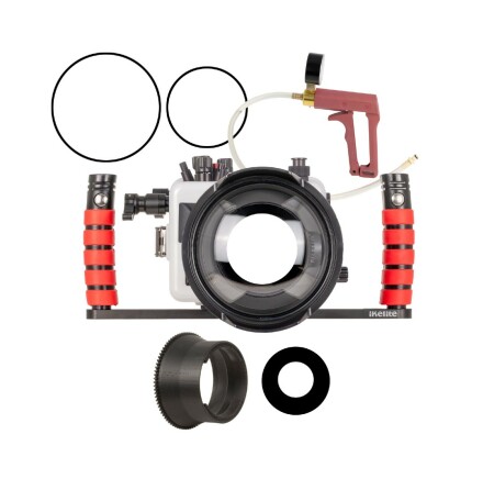 Underwater housing Ikelite for Canon R10 Deluxe camera, dome, handles & vacuum (DLM) Underwater housing Ikelite for Canon R10 Deluxe camera, dome, handles & vacuum (DLM)