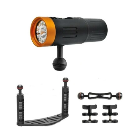Light Photo & Video Package Scubalamp (5 000 lumen) double handle & light PV53 Light Photo & Video Package Scubalamp (5 000 lumen) double handle & light PV53