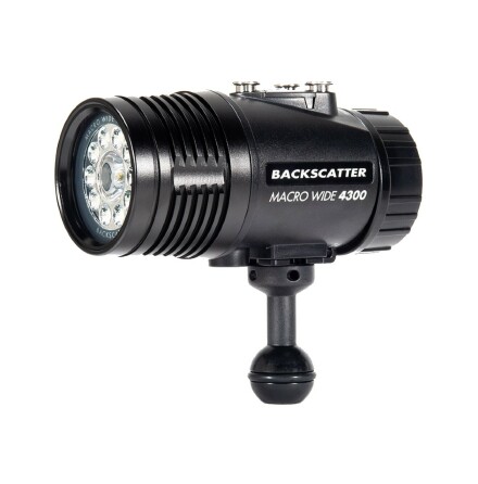 Backscatter MW-4300 lumen wide macro Underwater video light