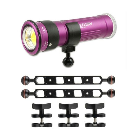 Light package Keldan 15 000 lumen with double arms and clamps